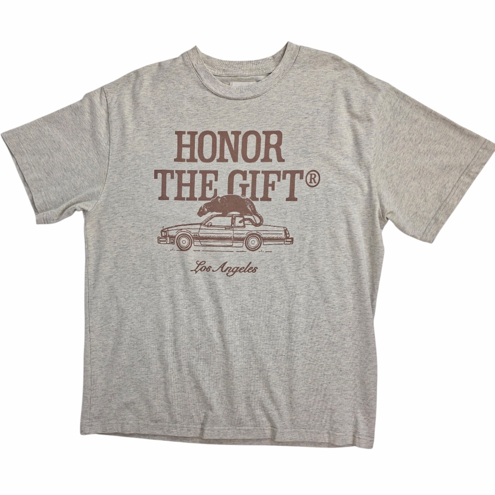 Honor The Gift HTG Pack Tee Heather Gray T-Shirt M Medium